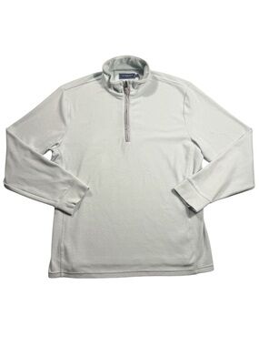 Vineyard Vines Large Pale Blue Performance Quarter-Zip Pullover Golf Workwear